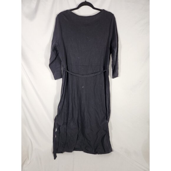 Lands End Women's Plus Super Soft Pullover Travel Athleisure Black Dress US/ 14w - Picture 4 of 4